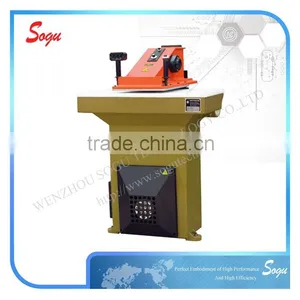 Xc0153 Xiongying Hydraulic Swing Arm Leather/sole/eva/carpet/plastc Atom Die Cutting Machine With CE/GSG/ISO9001 thumbnail-1
