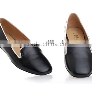 Office's Ladies Black Color Patent Leather Flat Shoes for Ladies thumbnail-1