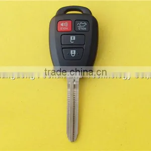 New 3+1buttons Remote Car Key Fob Control for Toyota Prius Key Shell thumbnail-2