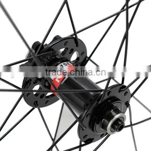 700C Aero 50mm 25mm Carbon Disc Clincher Wheelset Tubeless Compatible, Cyclo Cross Carbon Disc Clincher Wheelset thumbnail-2