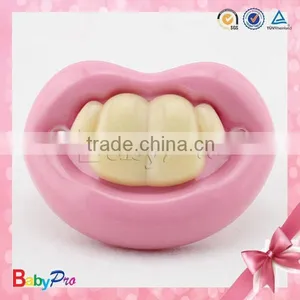 China Supplier Promotional Baby Products Baby Pacifier Ningbo Unique Baby Pacifiers Mouth Design Baby Pacifier thumbnail-6