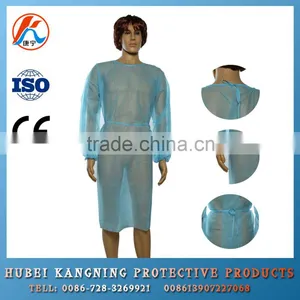 2015 Latest Custom Non Woven Disposable Hospital Robe thumbnail-4