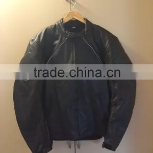 MOTORCYCLE/MOTOR BIKE GENUINE LEATHER JACKET SIZE: MEN / WOMEN thumbnail-2