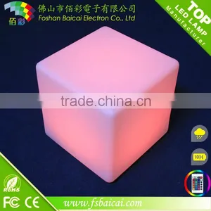 40CM Outdoor LED Cube Furniture LED Table Led Lighting Chairs thumbnail-5