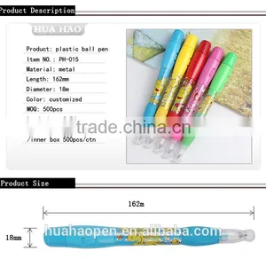 2015 Latest Gift Made in China Pen ,cheap Led Ball Pen,plastic Ball Pen thumbnail-2