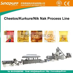 Best Sale 2015 New Products Turnkey Corn Curls Production Machines thumbnail-1
