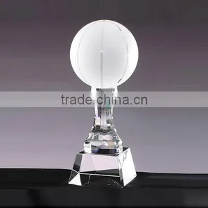 Crystal Glass Basketball Trophy Cup Sports Souvenir thumbnail-2