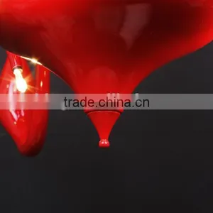 Modern Cast Iron Chandelier Decoration Light Art Red Swan Chandelier for Restaurant thumbnail-5