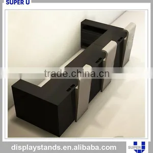 Modern Shop Counter Design Modern Cashier Counter Wooden Glass thumbnail-2