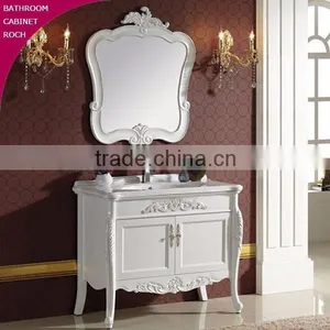 ROCH 113 New Products Wood Glossy Varnish Bathroom Cabinet thumbnail-1