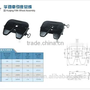 High Strength Steel Fine Price Trailer Parts Fifth Wheel thumbnail-3
