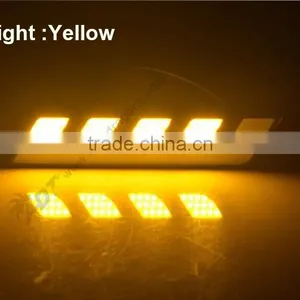 New Auto Led Fog Light, Dual White Amber Led Turn Signal DRL thumbnail-5