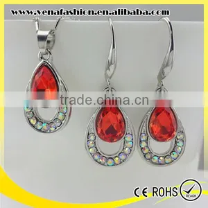 Small Order Crystal African Fashion Jewelry Set, Artificial Jewelry Set thumbnail-4