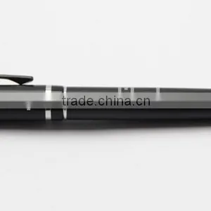 Black Silver Ring Roller Metal Pen thumbnail-1