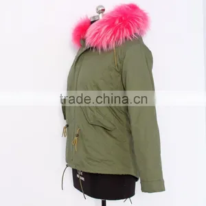 2016 New Hot Selling Parka Jacket With Real Fox Fur Collar thumbnail-2