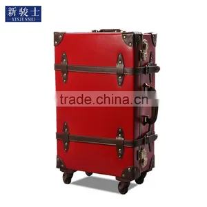 New Style Classic Vintage Suitcase With Spinner Wheels thumbnail-3