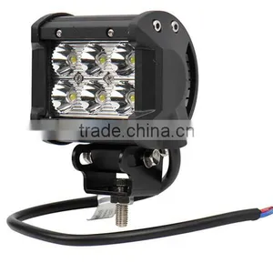 4Inch 18W Spot Beam LED Work Light Bar Offroad Boat Tractor Truck 4x4 SUV ATV Motorcycle Driving Headlight thumbnail-1