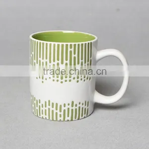 11oz Ceramic Mug With Handle, Ceramic Milk Mug Cup thumbnail-1