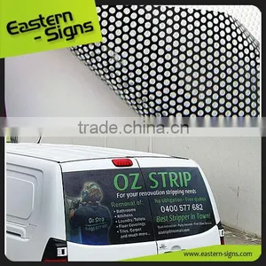 See Through Sticker Taxi Advertising Sign thumbnail-1