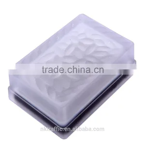 NK-160 Decorated Solar Led Glass Brick ie Super Capacitor 6PCS Led Quantity Solar Brick Light for Decoration thumbnail-1