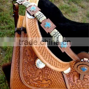 New Horse Western Pleasure Saddle Premium Quality 5475 thumbnail-3