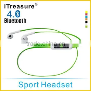 High Quality Stereo Wireless Bluetooth 4.1 Earphone Bluetooth Sport for Smartphone thumbnail-1