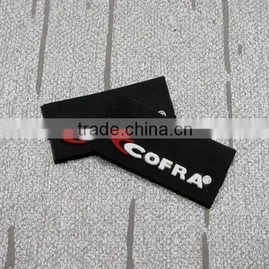 Black Garment Rubber Label for Clothing thumbnail-1