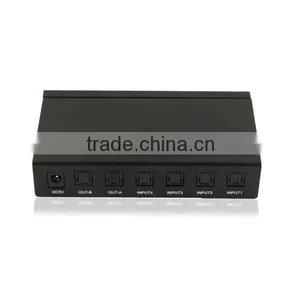 2 TOSLINK SPDIF+2COAXIAL to TOSLINK+L/R RCA+3.5mm Audio Matrix Support LPCM2.0/DTS/AC3 thumbnail-4