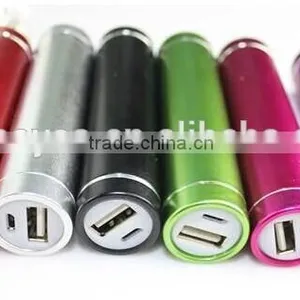 2016 Best Selling Cylinder Shaped Aluminum 2600mah Power Bank, Promotion 2600mah Power Bank thumbnail-5