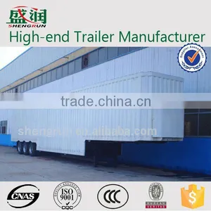 China Hot 3 Axles /4 Axles Van Semi Trailer thumbnail-4