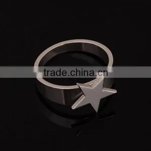 Hot Sale Stainless Steel Star Rings thumbnail-2