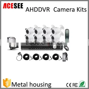 ACESEE Bullet Camera Cctv Dvr Kit Camera 8ch Security System 1080P AHDDVR thumbnail-1