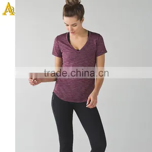 Wholesale Custom Logo Women's High Quality Sport t Shirt thumbnail-4