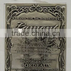 Metal Embossed Wine Label thumbnail-1
