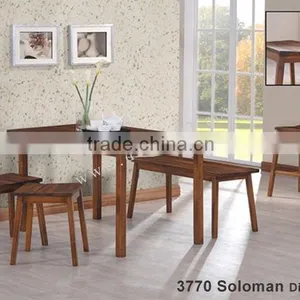 Furniture,Dining Set,table,chair,5pcs Set(Soloman Dining Set) thumbnail-1