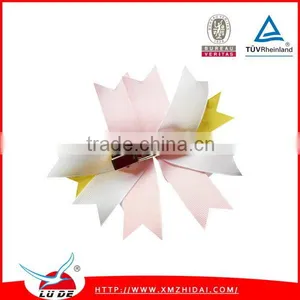 Cute Grosgrain Ribbon Bows With Elastic Hair Bands for Baby/kids, thumbnail-4