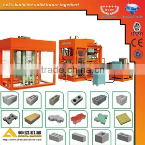 Hot Sale! PLC Controller,import Hydraulic Valve. ShentaQTY6-15 Automatic Concrete Pavement Block Making Machine Price thumbnail-1