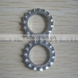 All Size External Teeth Locking Washer Zinc Plated thumbnail-1