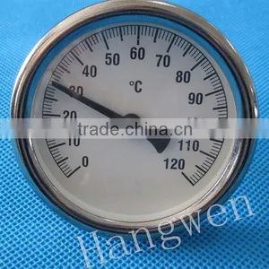 Back Type Bimetal Theory Food Pizza Oven Thermometer thumbnail-1