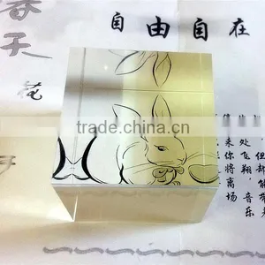 Acrylic Resion Block Silk Print thumbnail-1