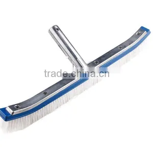 18" Aluminum Back Pool Bristle Brush Head With Aluminum Back thumbnail-1