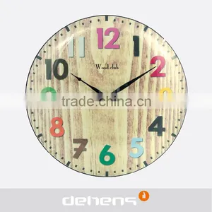 14 Inch Color Plastic Clock for Promoption thumbnail-1