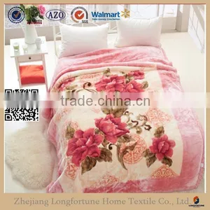 Manufactory Walmart China Home Textile Two Sided Mink Blanket thumbnail-2