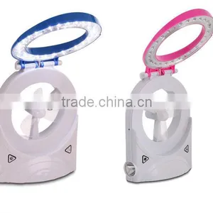 2013 Hot Sale Recahrgeable Emergency Fan With Light thumbnail-1