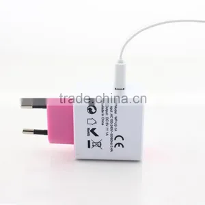 5V 1A Europe Type High Speed Charging 2 Pin Morocco USB Charger thumbnail-2