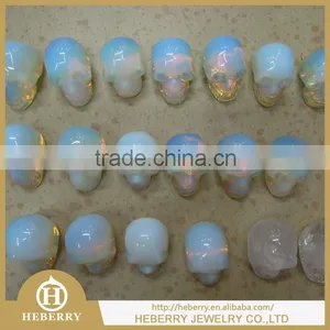 Wholesale Human Skull Skeleton Man-made Opal Crystal Products thumbnail-1