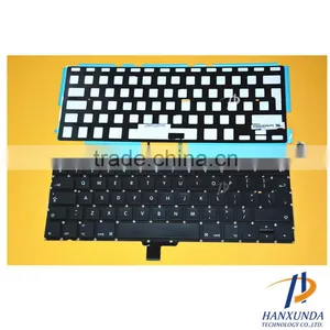 Wholesale Original UK Layout for RMBP Pro Retina A1278 UK Keyboard With Backlight thumbnail-1