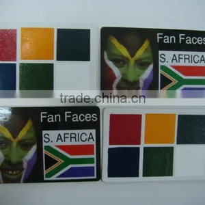 Hot Sale Promotional Fan Face Paint Cards,Easy Portable Flag Face Paint Card thumbnail-1