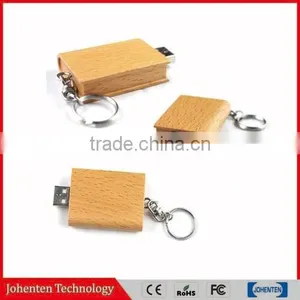 Customized Logo Engraved Wood Usb Flash Drive thumbnail-5