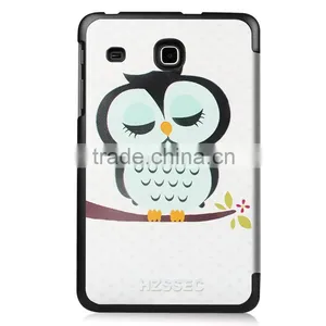Embossed Owl Pattren Case Stand pu Leather Tablet Cover Case for Samsung Tab E 8.0 thumbnail-3